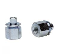 Adaptateur attache Follow Me pour vélo tracteur ( Axe plein M12 x 1.25 )