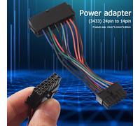 Adaptateur Atx 24 Broches À 14 Broches, Câble D'alimentation, Carte D'extension De Port Pour Lenovo Pour Ibm Q77 B75