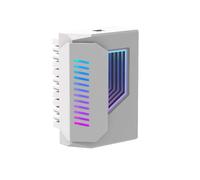 Adaptateur ATX 24Pin Adaptateur ARGB 180 degrés Synchronisation 5V Blanc