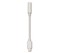 2GO Acoustics Adaptateur audio de Luxe Lightning 3,5 mm femelle stéréo 10 cm blanc