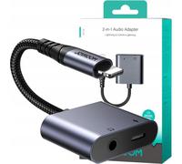 2-In-1 Audio Adapter Joyroom Sy-L01 Lightning To 3.5mm Lightning (Bla
