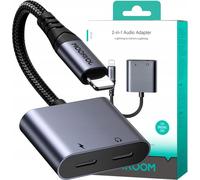 Adaptateur Audio 2W1 Joyroom Sy-L02 Lightning Do 2X Lightning (Czarny)