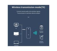 Adaptateur Audio 6.0 Sans Fil, Émetteur, Appel Mains Libres, Prise AUX 3,5 mm, Dongle USB pour TV, PC, Voiture, Avion