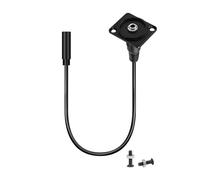 Adaptateur audio à filetage court 3,5 mm 3,5 mm pour installation de connecteur stéréo 1/8 femelle vers mâle