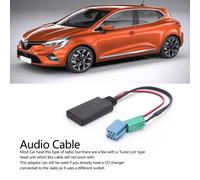 Adaptateur Audio Automatique Mini Iso 6 Broches 8 Broches, Connecteur Bluetooth 5.0, CâBle Aux Pour Renault Clio / Espace / Kangoo / Laguna