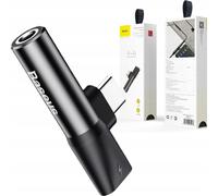 Adaptateur Audio Baseus Usb-C Do Mini Jack 3.5Mm + Usb-C (Czarny)
