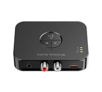 Adaptateur audio Bluetooth 5.4, récepteur adaptateur audio sans fil, RCA/AUX/Type-C/USB
