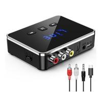Adaptateur audio Bluetooth - ORIA - 2-en-1 (Émetteur/Récepteur) - Bluetooth 5.4 - 10 m - Batterie 200 mAh