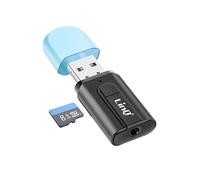 Adaptateur Audio Bluetooth USB avec Jack 3.5mm et Porte Carte micro-SD Noir