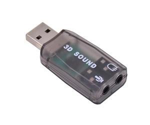 Adaptateur audio : carte son de cinq centimètres, dongle stéréo sans