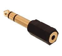 Adaptateur audio - Connecteur or - Jack 6,35mm vers 3,5mm