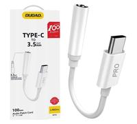 Adaptateur Audio - DUDAO - L16C Pro - USB-C vers Mini Jack 3,5 mm - Haute Qualité Sonore - Compact