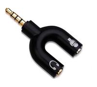 Adaptateur Audio Ecouteur et micro prise jack 3.5 mm male 2 femelle pour PS4 XBOX ONE Couleur Noir - Marque Yuan Yuan