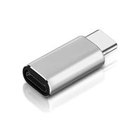Adaptateur audio et de charge Lightning / USB-C - Argenté