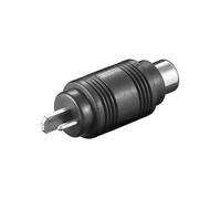 Adaptateur Audio - GOOBAY - Lot de 10 - Din Mâle - RCA Femelle - Noir