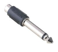 Adaptateur audio HAMA 43356H - RCA femelle vers jack mono mâle 6 35mm