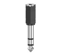 Adaptateur audio - HAMA - Jack 3,5 mm vers Jack 6,3 mm - Stéréo - Noir - Compact
