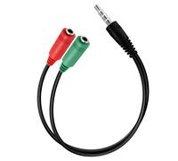 Adaptateur Audio Jack 3.5 mm TRRS vers Double Jack Casque et Micro Akyga Noir