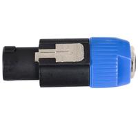 Pronomic Adaptateur AD-JFSPM - Jack 6,3mm femelle vers connecteur Speakon compatible mâle - Prêt à l’emploi et câblé - Construction robuste - Boîtier en plastique incassable