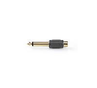 - Adaptateur audio - jack mono mâle pour RCA femelle - noir (pack de 10)
