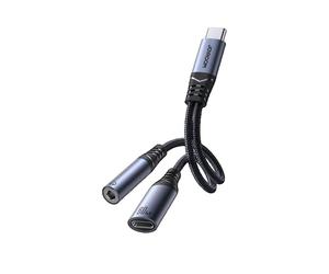 Adaptateur audio Joyroom SY-C02 USB-C + 3.5mm Noir