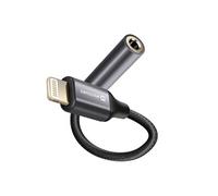 Adaptateur Audio Lightning vers Jack 3.5 mm p. iPhone Swissten Noir