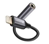 Adaptateur Audio Lightning vers Jack 3.5 mm p. iPhone Noir