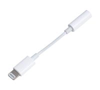 Adaptateur Audio Lightning vers Jack 3.5mm 15cm Blanc Bigben
