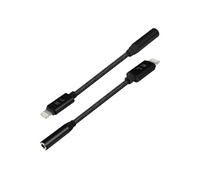 Adaptateur Audio Lightning vers Jack 3.5mm Son de qualité 13cm HL-103 Noir