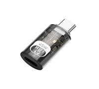 Adaptateur audio Lightning vers USB-C, charge rapide PD 45 W, taux de transfert 480 Mbit/s, adaptateur casque USB-C vers Lightning pour iPhone 16/15 Pro Max Plus, iPad Air/Pro, MacBook, 1 pack/noir
