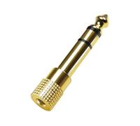 Adaptateur audio - LOGILINK - CA1213 - Jack 6,35 mm vers 3,5 mm - Blindé - Plaqué or