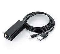 Adaptateur Audio Micro USB vers Ethernet RJ45, avec câble d'alimentation USB, pour clé TV Amazon Fire, Google Home, Mini Chromecast Ultra
