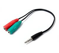 Adaptateur Audio Microphone + Casque MiniJack 3.5