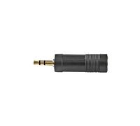 - Adaptateur audio - mini jack stéréo mâle pour jack stéréo femelle - noir (pack de 10)