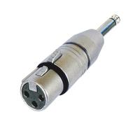 Adaptateur audio Neutrik XLR femelle vers jack mono 6 35 mm pré-câblé pour studio scène