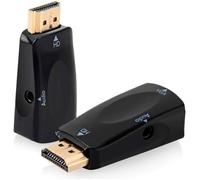 Adaptateur audio Ociodual 1080P HDMI vers VGA Audio Jack Video Convertisseur Adaptateur Cable PC TV4