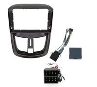 Adaptateur Audio pour Peugeot 207 2006-2010 pour Tableau Bord Voiture 9 Pouces Kits Panneaux Navigation Cadre DVD pour Tableau Bord Voiture Cadre Autoradio(Frame an canbus-A)
