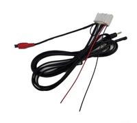 Adaptateur audio pour voiture avec microphone et câble d'entrée auxiliaire 3,5 mm compatible avec interface lecteur 28 broches Noir Matériau ABS