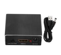 Adaptateur audio - Professionnel - HDMI vers SPDIF - 4K x 2K - Métal noir - 3,5 mm
