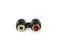 - Adaptateur audio - RCA femelle pour RCA femelle - anthracite