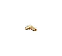 Goobay Adaptateur audio RCA – RCA mâle vers RCA femelle – Plaqué or, bague rouge