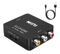 Adaptateur audio RCA vers HDMI Converter 1080P Mini RCA Composite CVBS AV agrave HDMI Adaptateur Support PALNTSC avec Cacircble 11