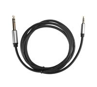 Adaptateur audio résistant à la corrosion, connecteurs mâles plaqués or 3,5 mm vers 6,5 mm, haute fidélité sonore, installation facile (Plug