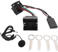 Adaptateur audio sans fil Bluetooth 5.0 Aux dans le câble avec kit microphone pour Ford Focus Mondeo Fiesta Fusion 6000CD