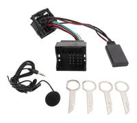 Adaptateur Audio sans fil Bluetooth 5.0 cble auxiliaire avec remplacement du Microphone pour Ford Focus Mondeo Fiesta Fusion YYV