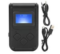Adaptateur audio sans fil Bluetooth pour voiture et maison, émetteur deux en un, appels mains libres, stéréo haute fidélité avec connexion
