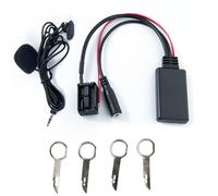 Adaptateur Audio sans Fil pour Module Automobile Récepteur auxiliaire avec Micro Kit 12 Broches Plug Play Son Haute fidélité Diffusion Musicale A2DP autoradios sélectionnés