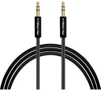 Cable Audio Stereo Jack / Jack - 3,5Mm Male/Male - Noir 1 Metre
