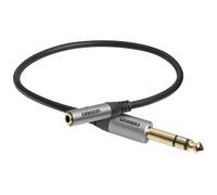 Adaptateur audio stéréo jack 6,3mm vers stéréo jack 3,5mm M/F celexon PRO 0,25 m