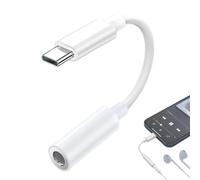 Adaptateur audio type C - 3,5 mm - Convertisseur audio pour casque | Connect Type C Devices To Standard Three Point Five Millimeter Headphones Effortlessly. Delivers Clear Stereo Sound.
